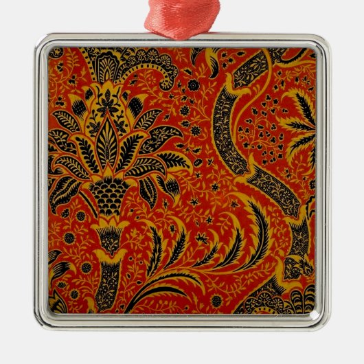 Ornement Métallique Antique William Morris Inde Wallpaper (Devant)