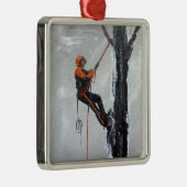 Ornement Métallique Arboriste Long Haul Husqvarna (Droite)