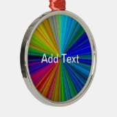 Ornement Métallique Arc arc-en-ciel circulaire (Droite)