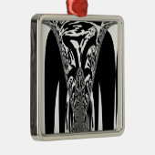 Ornement Métallique Art Abstrait africain (Droite)