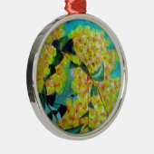 Ornement Métallique Art de fleur australienne native Yellow Wattle (Droite)