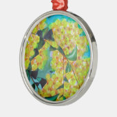 Ornement Métallique Art de fleur australienne native Yellow Wattle (Gauche)