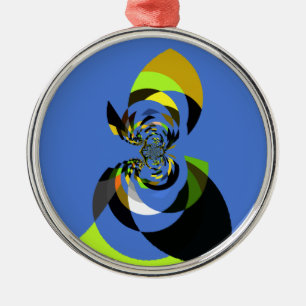 Ornement Métallique Art Vector Design pour femme africaine Imprimer