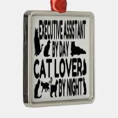 Ornement Métallique Assistant exécutif Amoureux des chats (Droite)