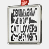 Ornement Métallique Assistant exécutif Amoureux des chats (Gauche)