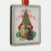 Ornement Métallique Assistants du Père Noël (Droite)