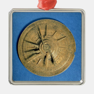 Ornement Métallique Astrolabe pour les horoscopes calculateurs,