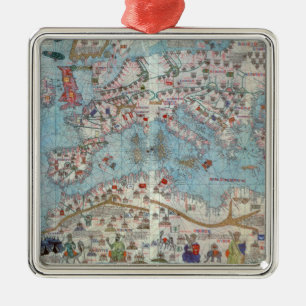 Ornement Métallique Atlas catalan : Petit groupe de l'Afrique du Nord