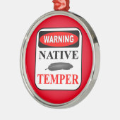 Ornement Métallique Attention (Gauche)