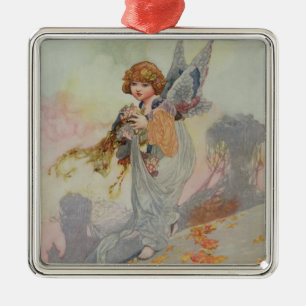 Ornement Métallique Automne des saisons