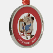 Ornement Métallique Autoportrait triple (Droite)