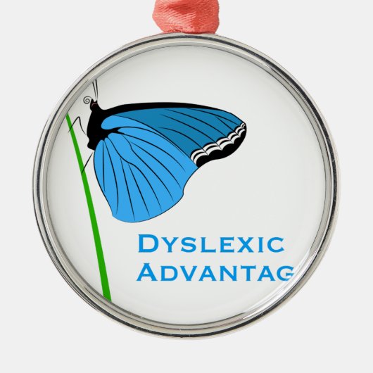 Ornement Métallique Avantage dyslexique (Devant)