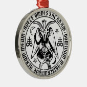 Ornement Métallique Baphomet satanique (Droite)