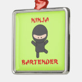 Ornement Métallique Barman de Ninja (Gauche)