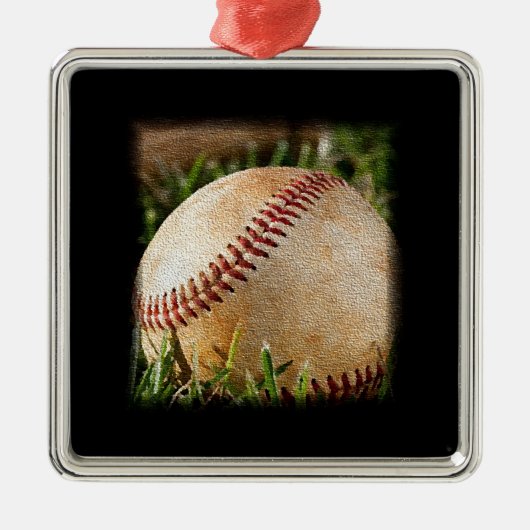 Ornement Métallique Baseball (Devant)
