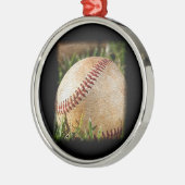 Ornement Métallique Baseball (Gauche)