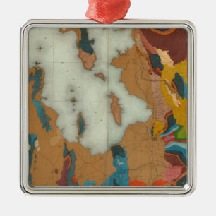 Ornement Métallique Bassin de l'Utah géologique