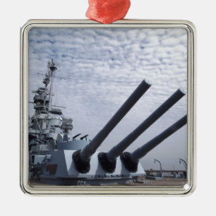 Ornement Métallique Bataillon USS Alabama