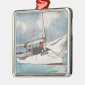 Ornement Métallique Bateaux de pêche, Key West (Gauche)