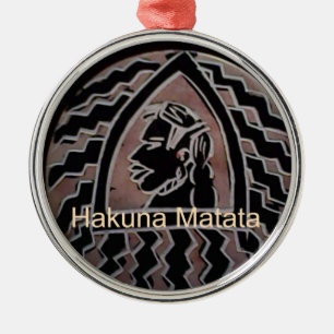 Ornement Métallique Beauté africaine : Bongo Massai Portrait Art Triba