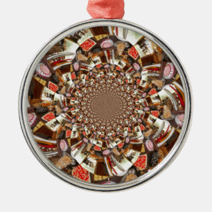 Ornement Métallique Beaux gâteaux et desserts