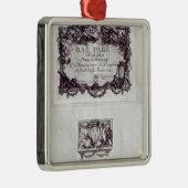 Ornement Métallique Billet d'entrée pour la boule à Versailles (Droite)