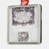 Ornement Métallique Billet d'entrée pour la boule à Versailles (Gauche)