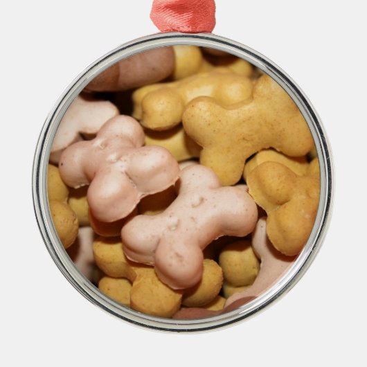 Ornement Métallique Biscuits de chien (Devant)