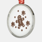 Ornement Métallique Biscuits de Noël de Lebkuchen (Gauche)