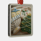 Ornement Métallique Biscuits de Noël et de Hanoukka de plat, (Droite)