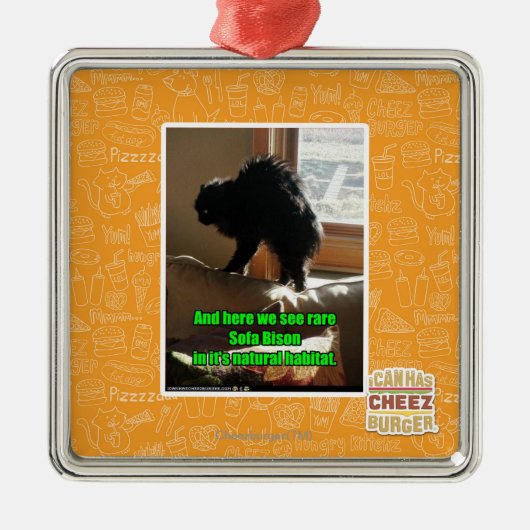 Ornement Métallique Bison de sofa (Devant)