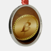 Ornement Métallique Bitcoin 2 (Droite)