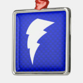 Ornement Métallique Bleu éclair (Gauche)