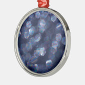 Ornement Métallique Blue Sparkle (Gauche)