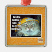 Ornement Métallique Bob le constructeur est malade (Devant)