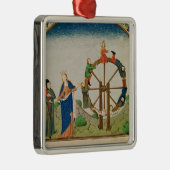 Ornement Métallique Boethius avec la roue de la fortune (Droite)
