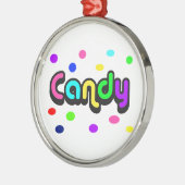 Ornement Métallique Bonbons (Gauche)