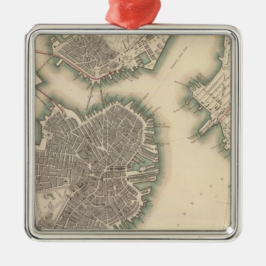 Ornement Métallique Boston, Charlestown, Roxbury (Devant)