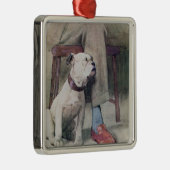 Ornement Métallique Bouledogue (Droite)