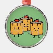 Ornement Métallique Boulette chinoise p de Dim Sum Dimsum de boulettes (Devant)