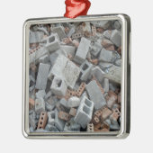 Ornement Métallique Briques et débris de blocaille de démolition de (Gauche)