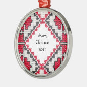 Ornement Métallique Broderie ukrainienne (Gauche)