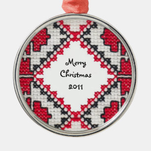 Ornement Métallique Broderie ukrainienne