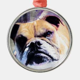 Ornement Métallique Bulldog