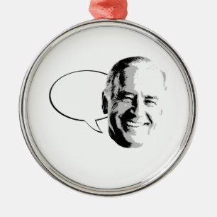 ORNEMENT MÉTALLIQUE BULLE D'ENTRETIEN DE JOE BIDEN - .PNG