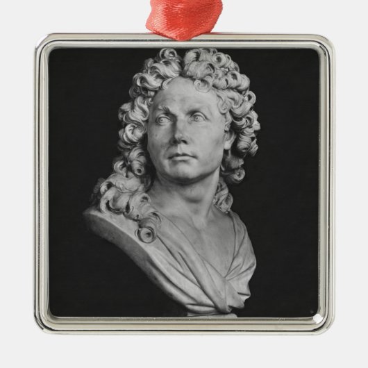 Ornement Métallique Buste de Robert de Cotte, 1707 (Devant)