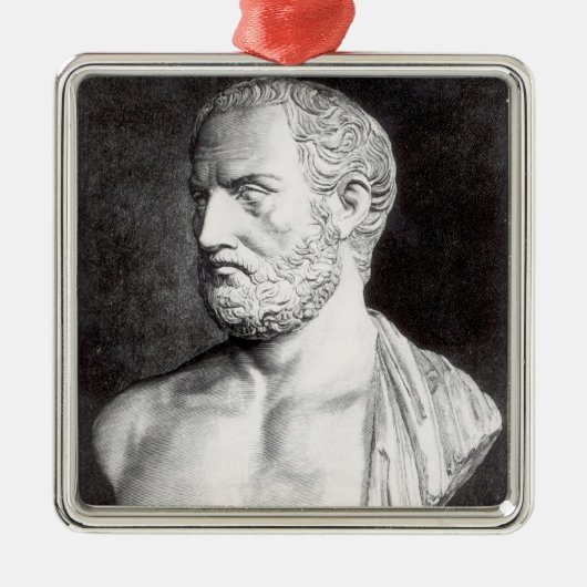 Ornement Métallique Buste de Thucydides, gravé par Barbant (Devant)