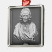 Ornement Métallique Buste de Voltaire (Gauche)