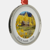 Ornement Métallique Cabine dans les trembles (Droite)