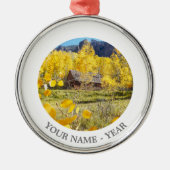 Ornement Métallique Cabine dans les trembles (Devant)